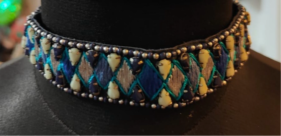 Stitched Bliss Choker