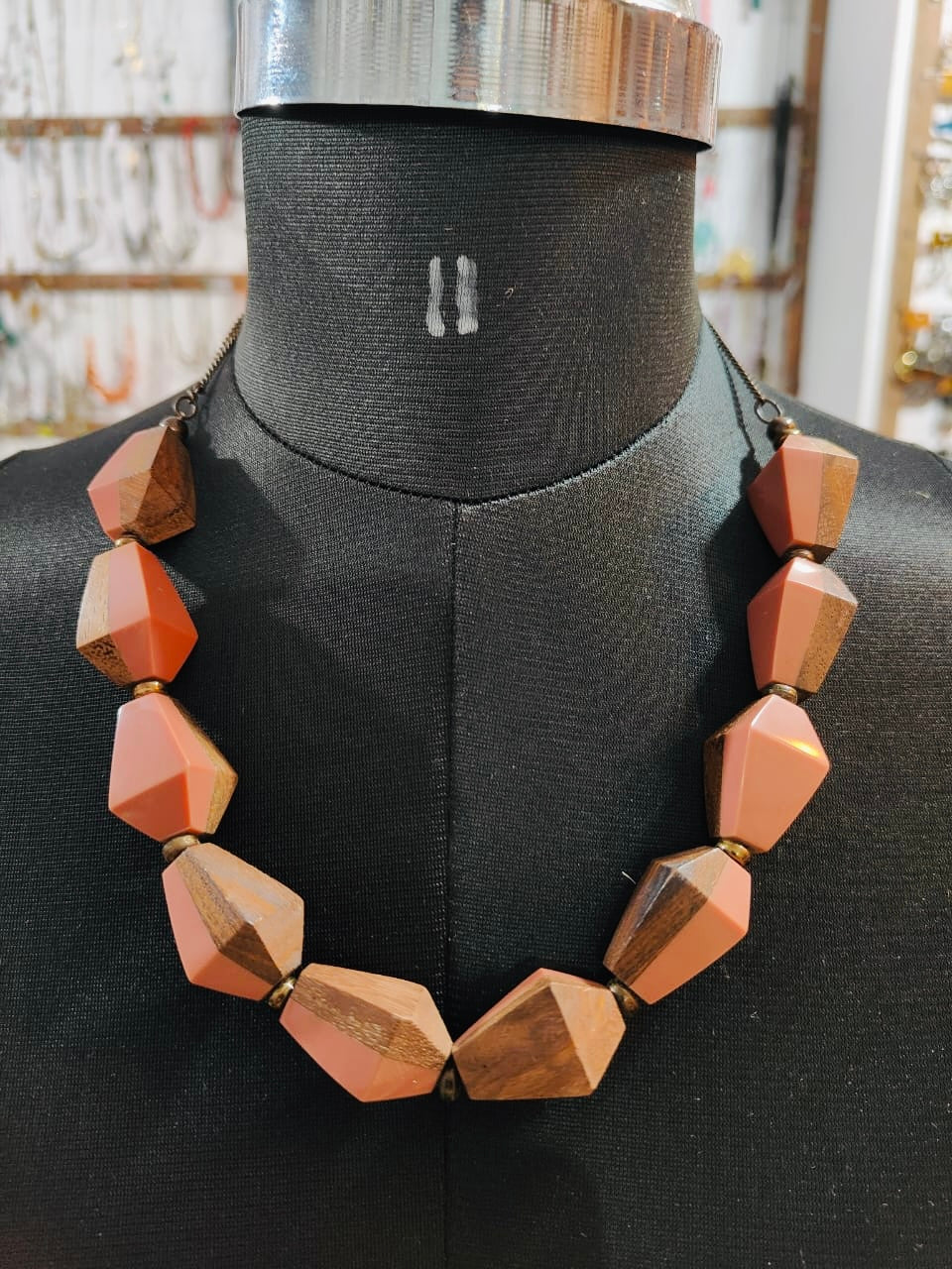 Wooden Whimsy Necklace