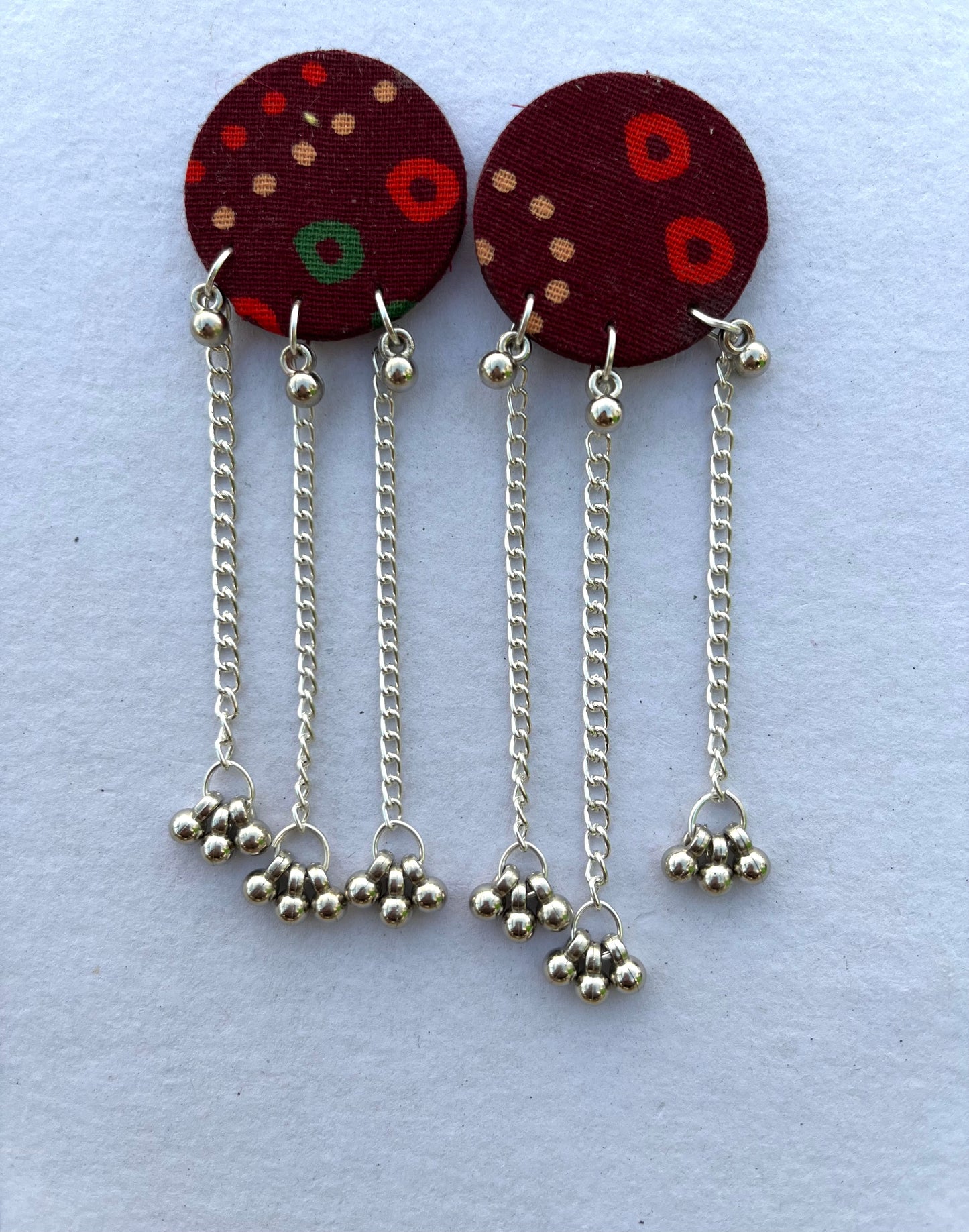 Bandhani Latkan Earrings