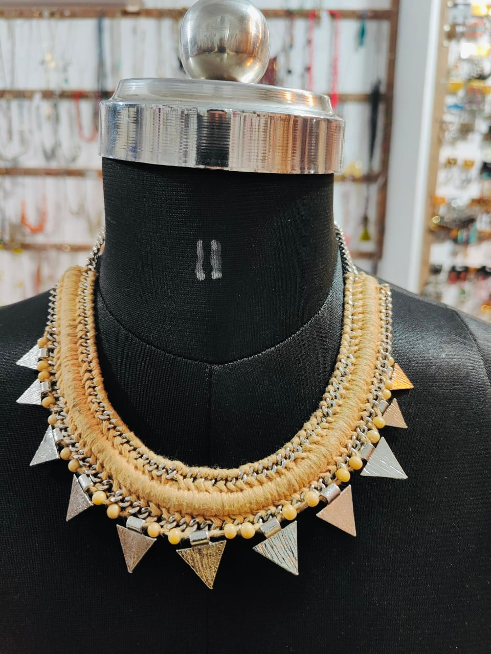 Knitted Elegance Necklace