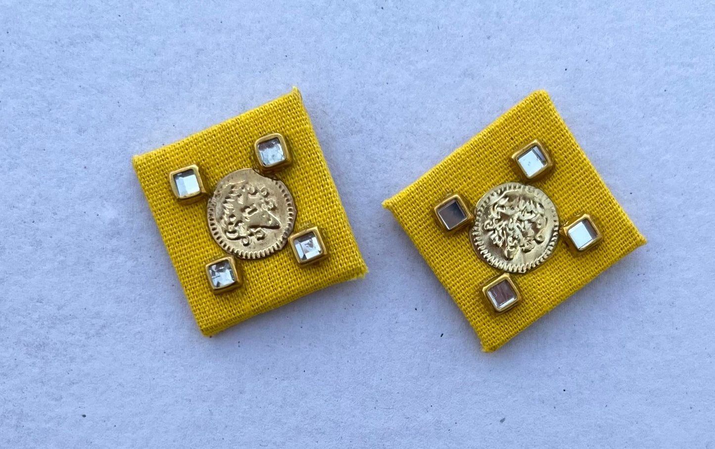 Chic Square Sparkle Studs