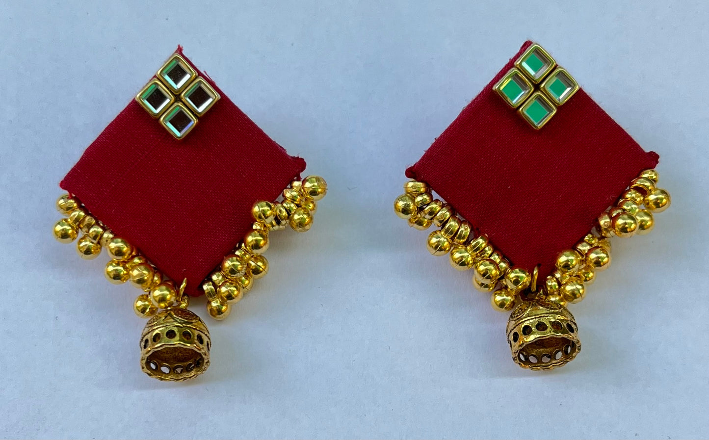 Ruby Gleam Earrings