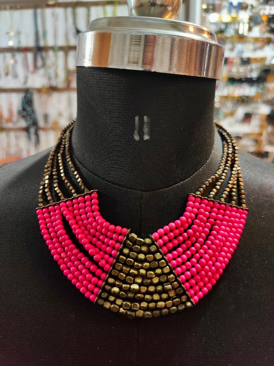 PinkCopper Bloom Choker