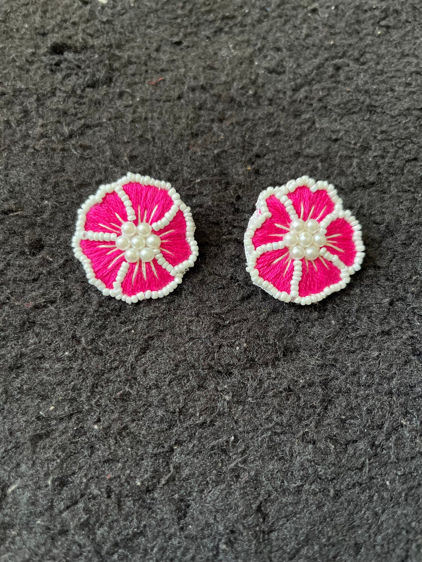 Floral Pearl Blossom Earrings