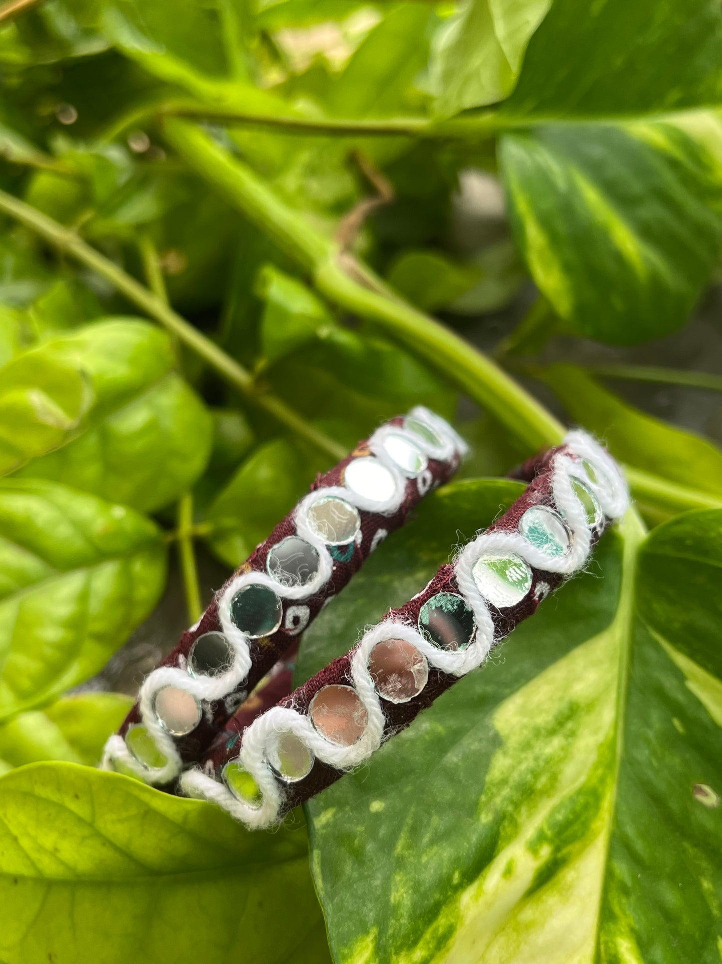 Mirror Threads Bangles