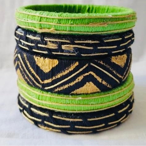 Artisan Vintage Inspired Embellished Bangles