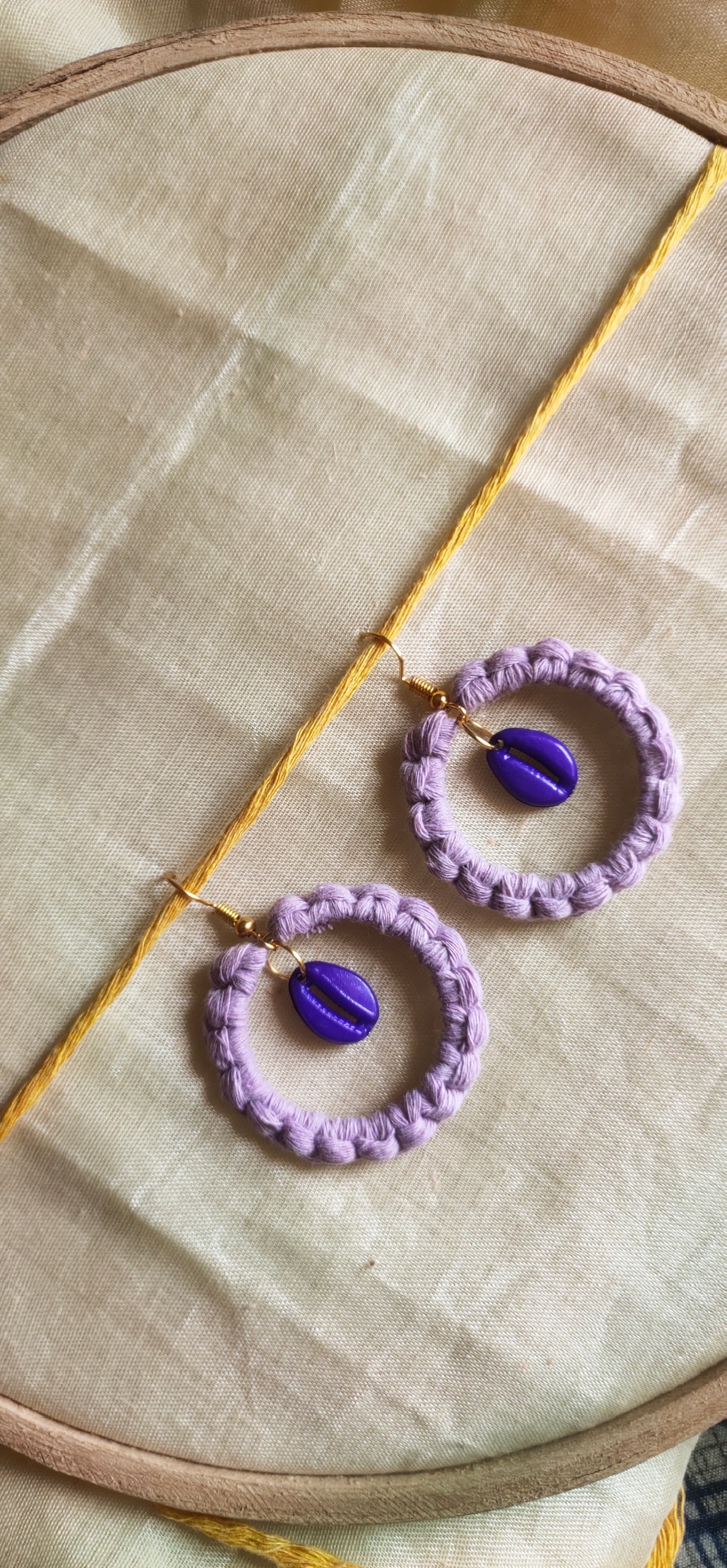 A Pooja Grace Purple Kodi Earrings