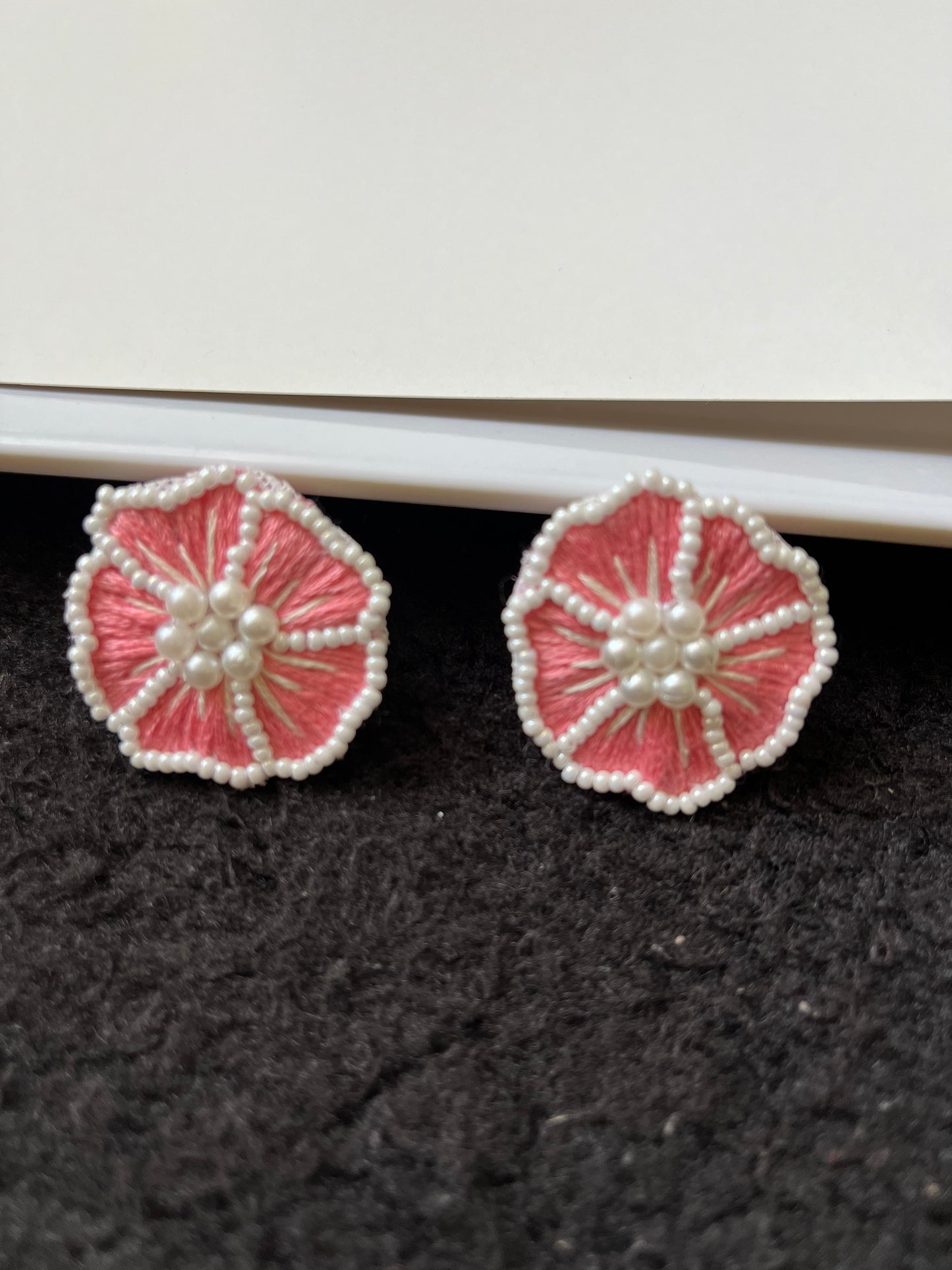 Floral Pearl Blossom Earrings