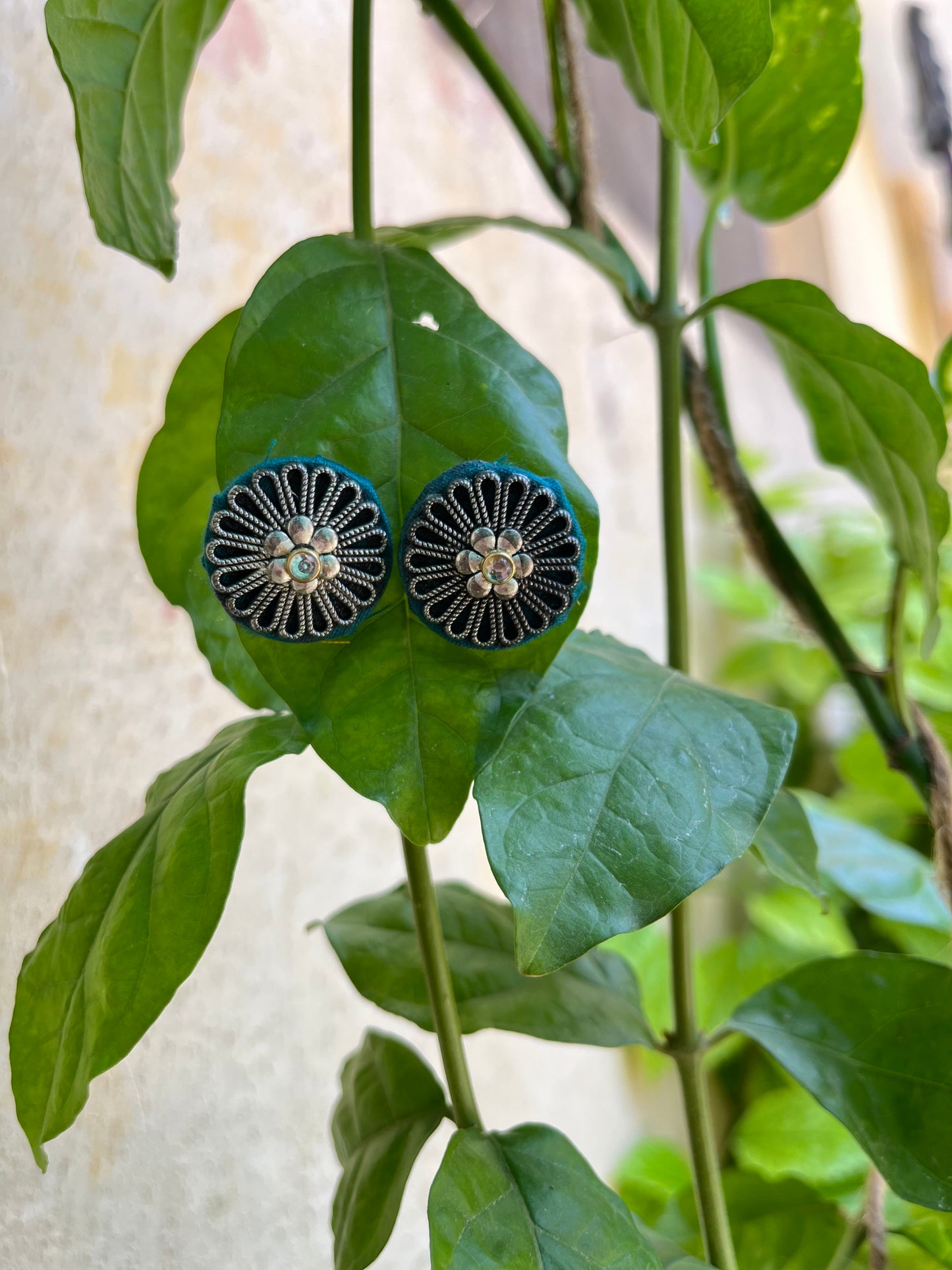 Flower Charm Earrings
