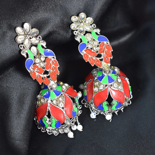 Brinda – Rangmala Jhumkas