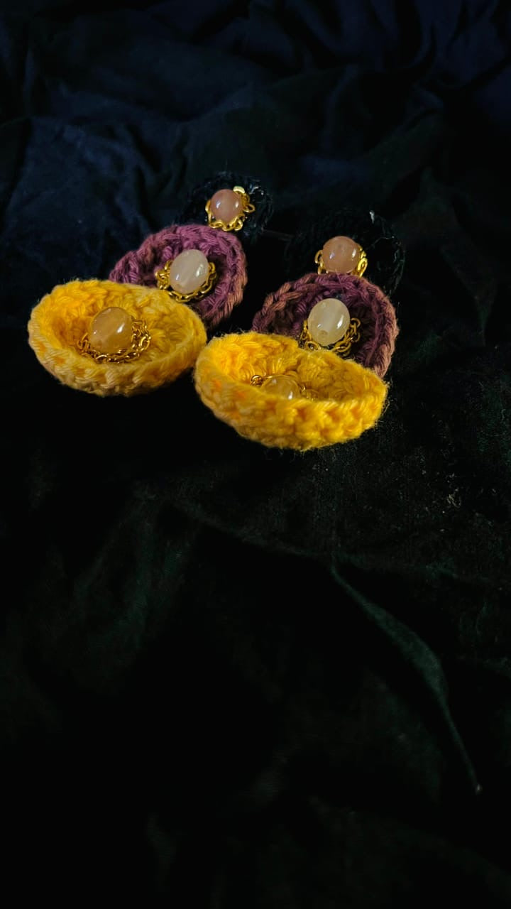 Honeycomb Glow Earrings