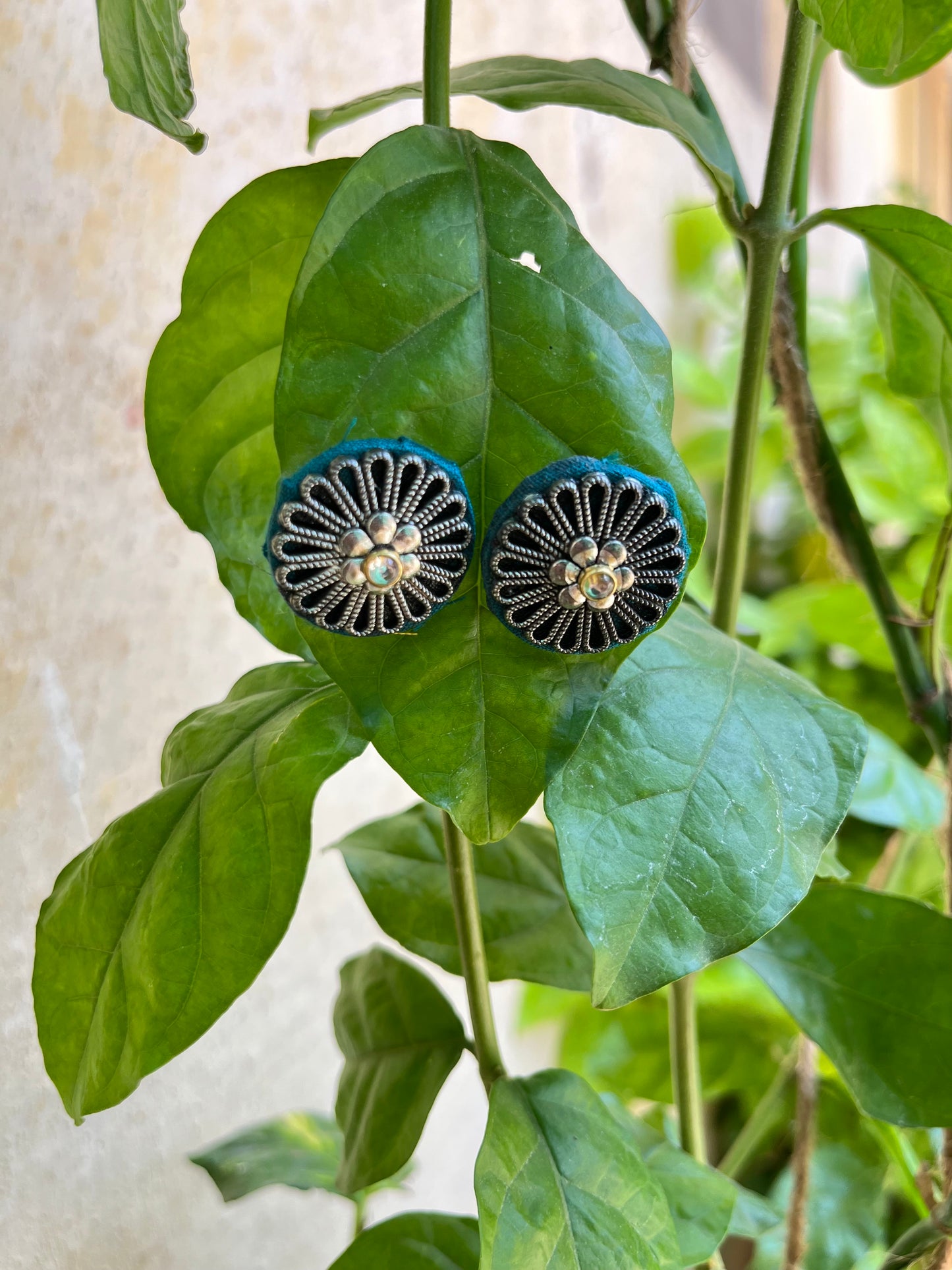 Flower Charm Earrings
