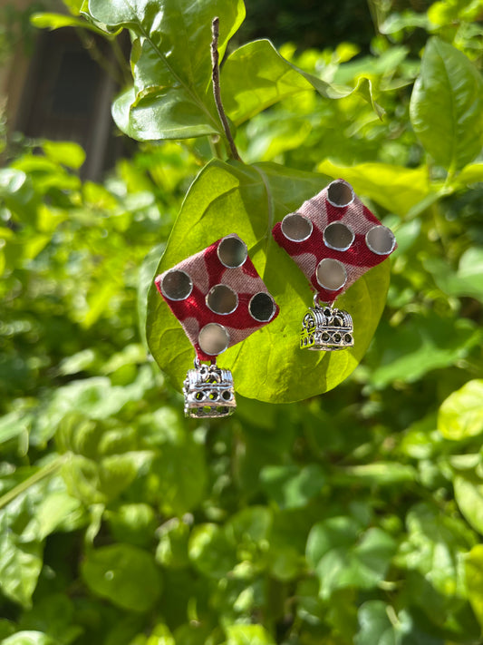 Cute Navratri Mirror Jhumkha