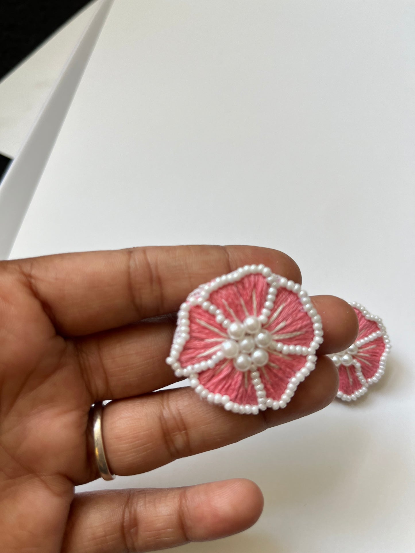 Floral Pearl Blossom Earrings