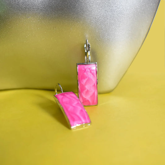 Aarza – Baby Pink Vertical Rectangle Office Wear Series