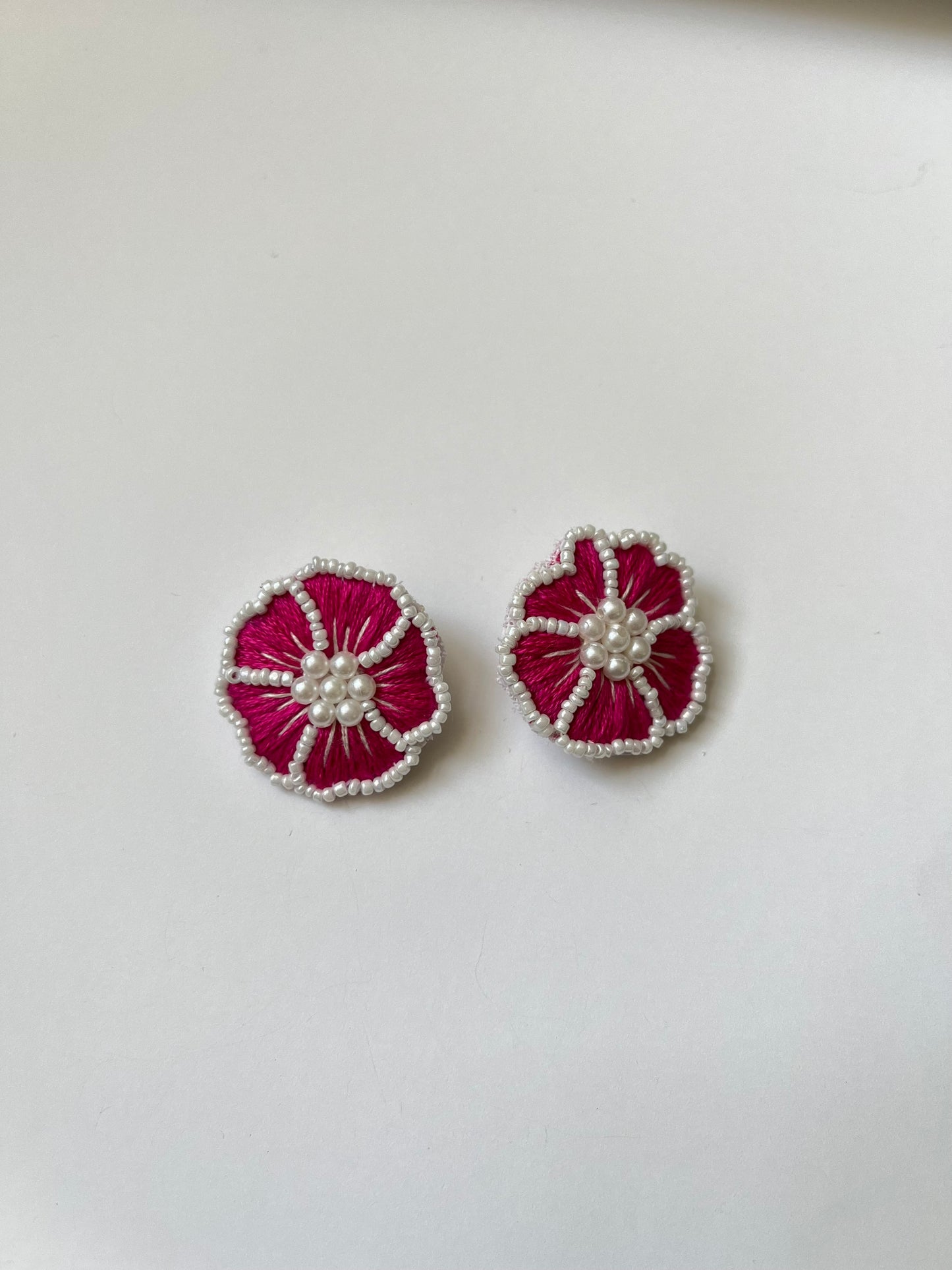 Floral Pearl Blossom Earrings