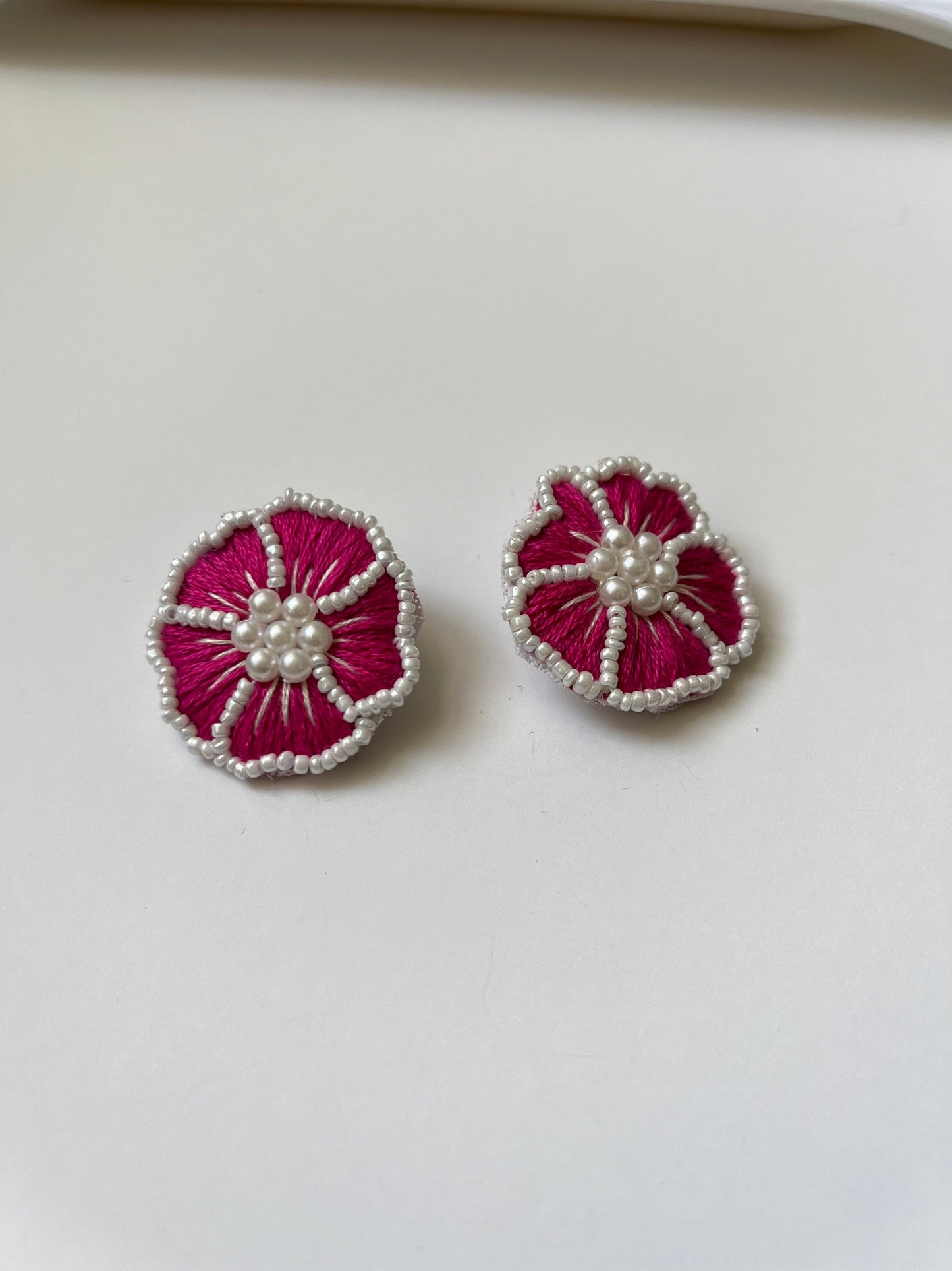 Floral Pearl Blossom Earrings