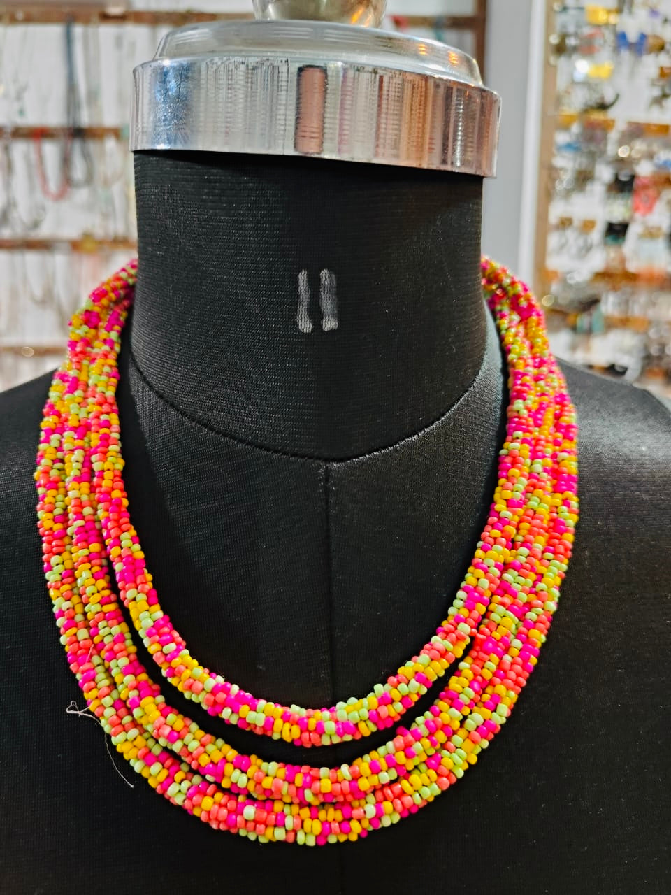 Rainbow Radiance Pearl Necklace