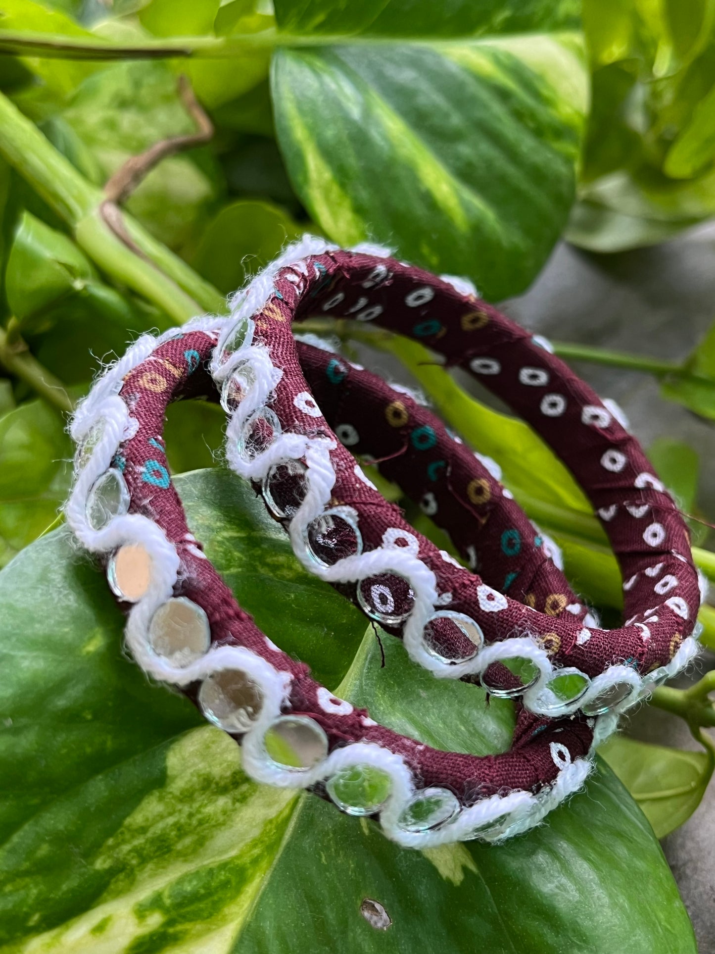 Mirror Threads Bangles