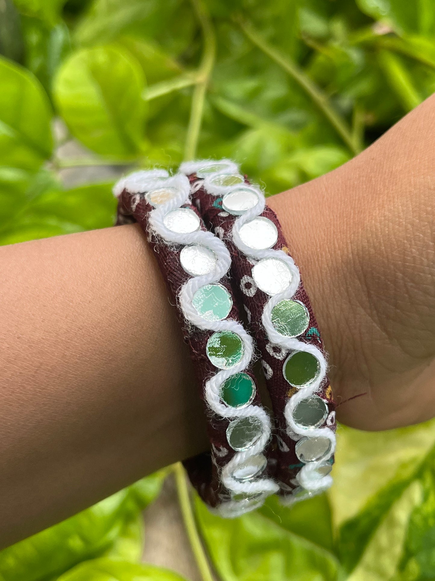 Mirror Threads Bangles