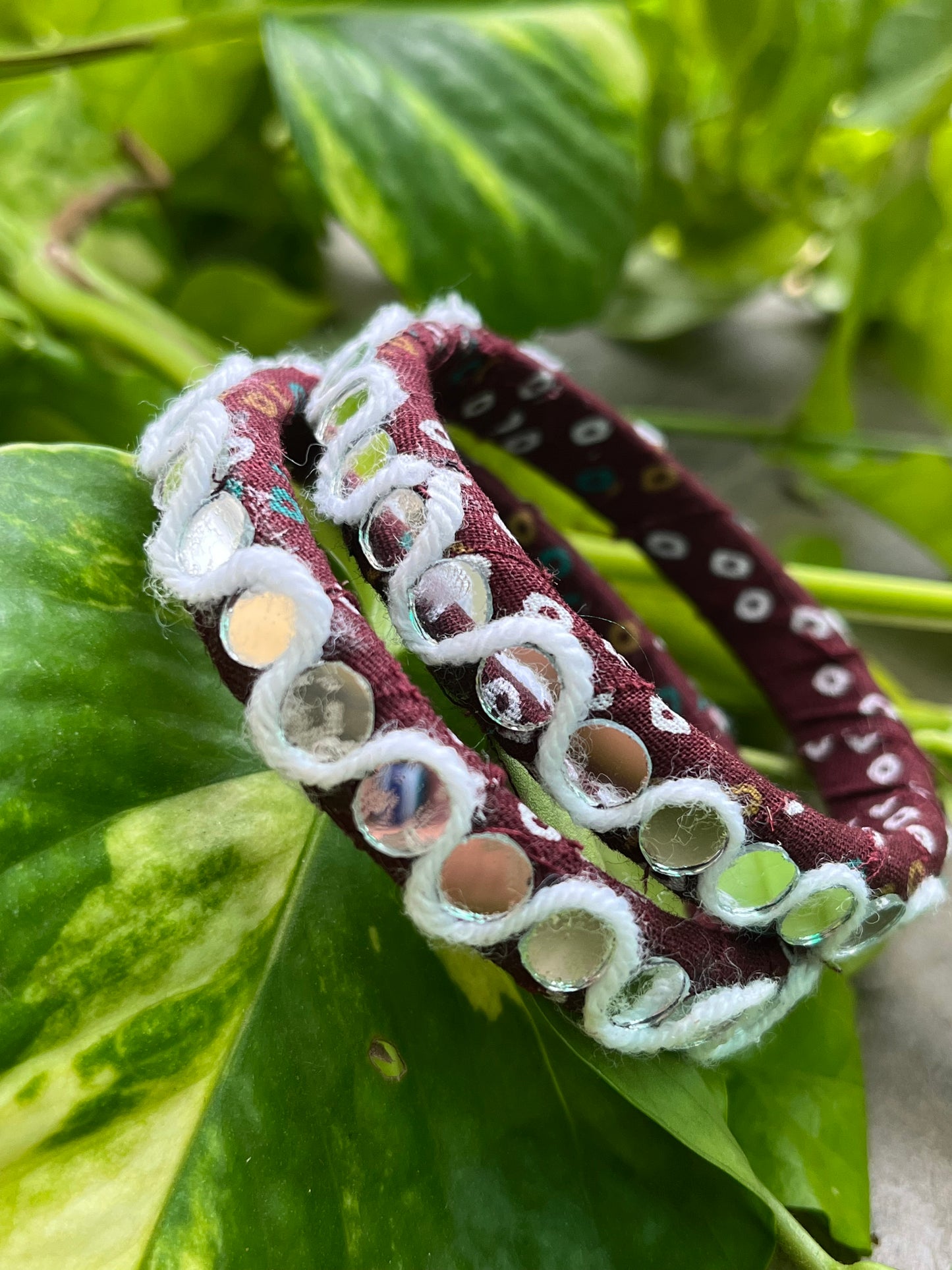 Mirror Threads Bangles