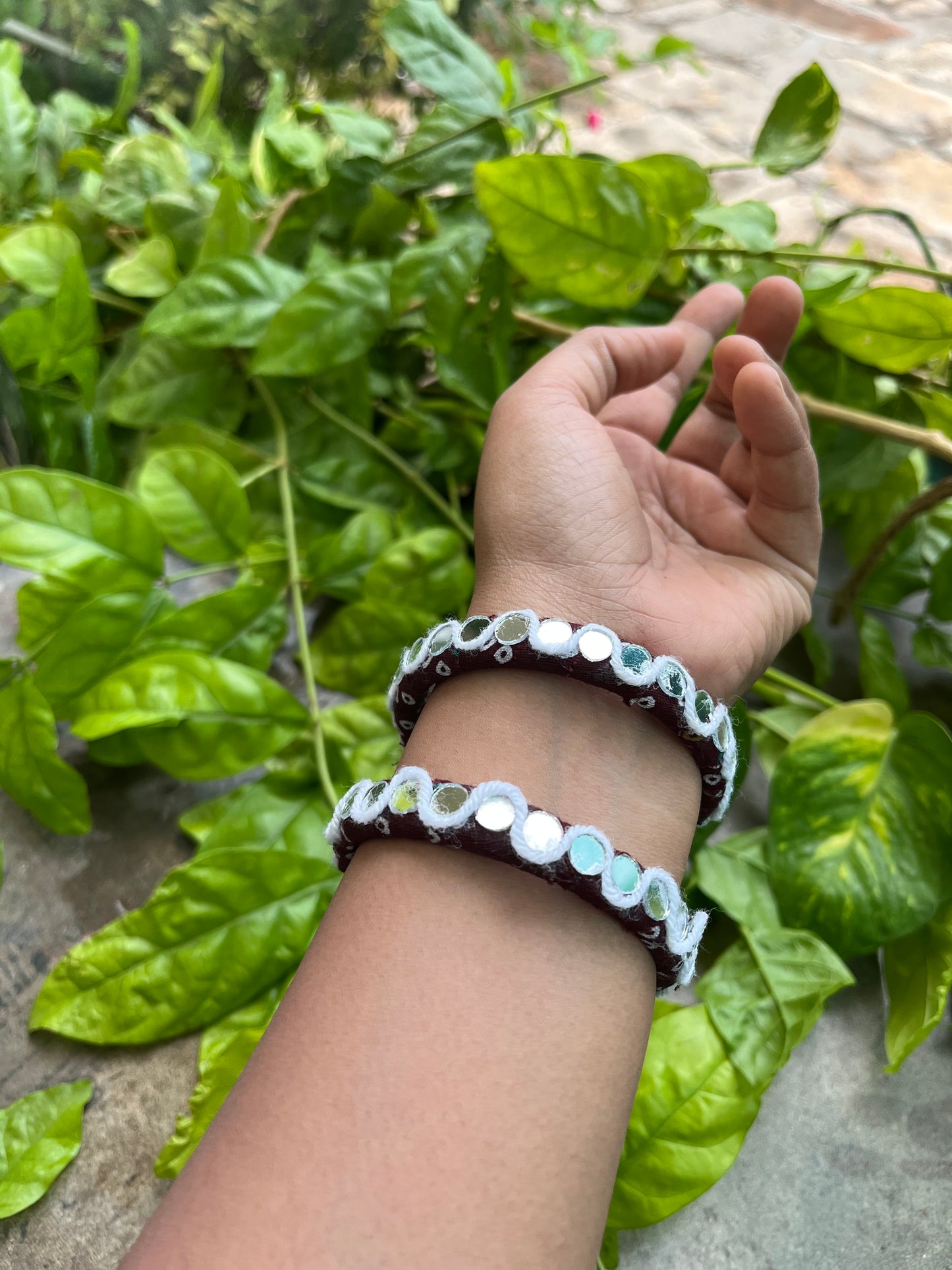 Mirror Threads Bangles