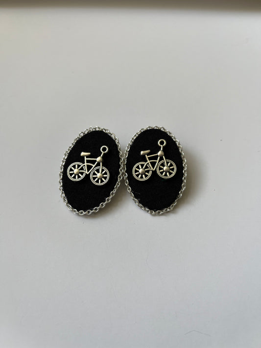 Cycle Wheel Earrings