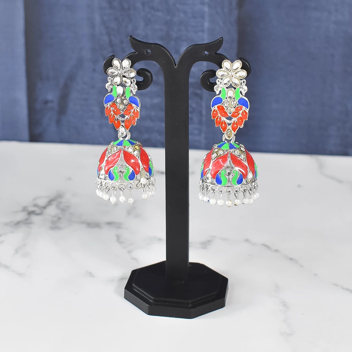 Brinda – Rangmala Jhumkas