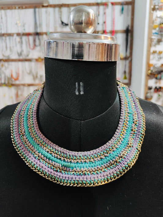 Cozy Knit Chic Necklace