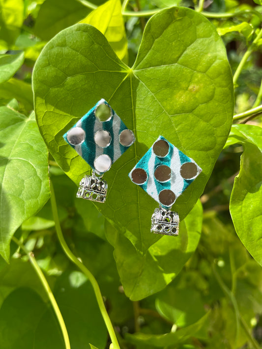 Cute Navratri mirror jhumkha