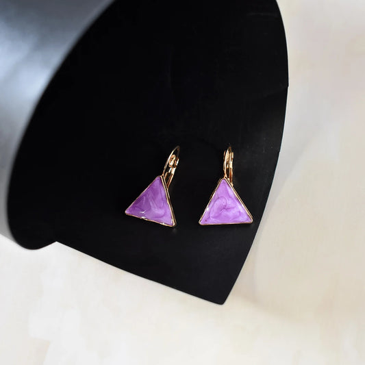 Aarza – Baby Purple Triangular Office Wear Series