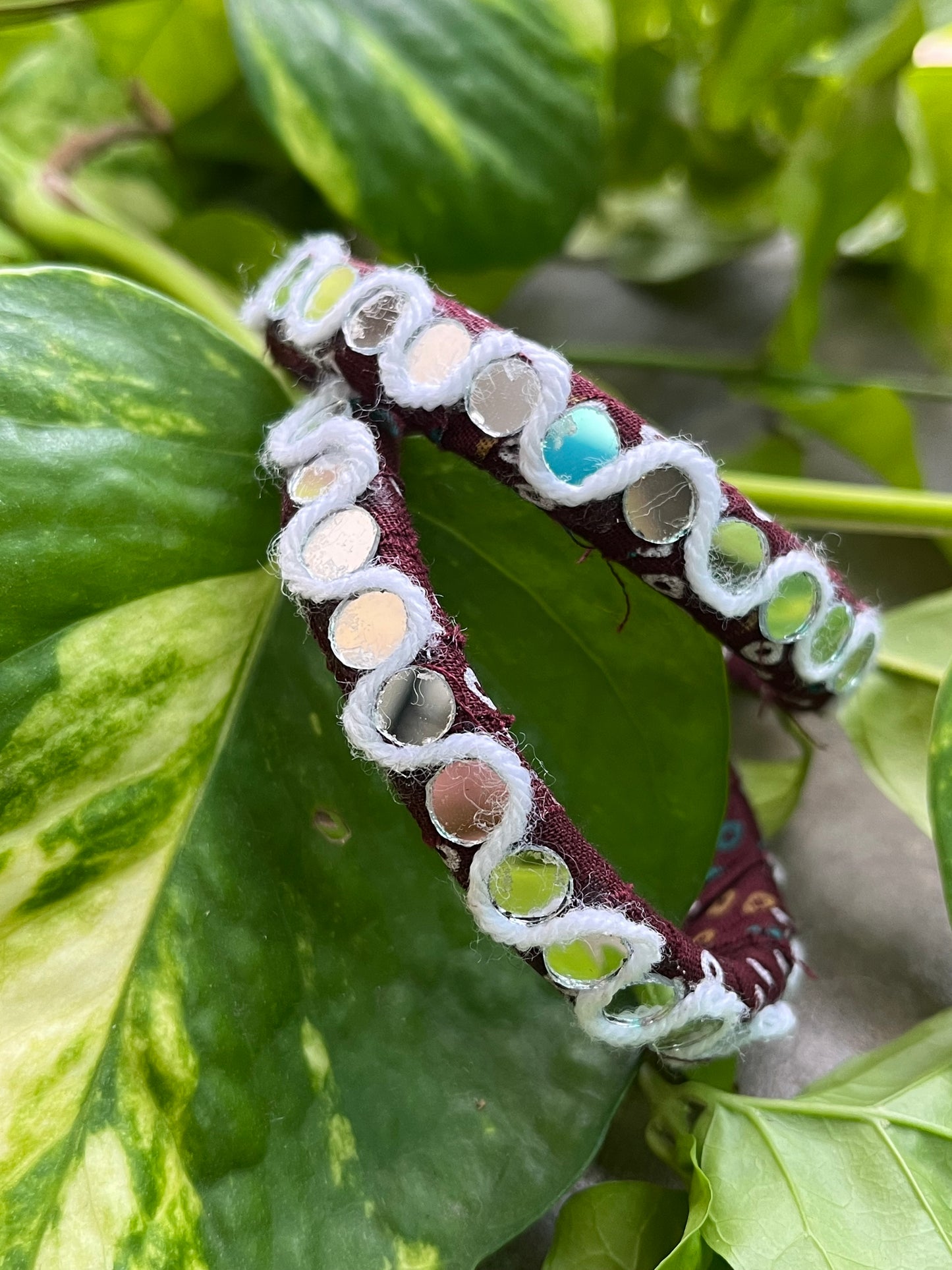 Mirror Threads Bangles