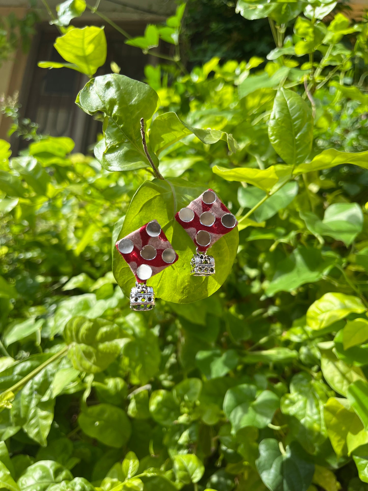 Cute Navratri Mirror Jhumkha