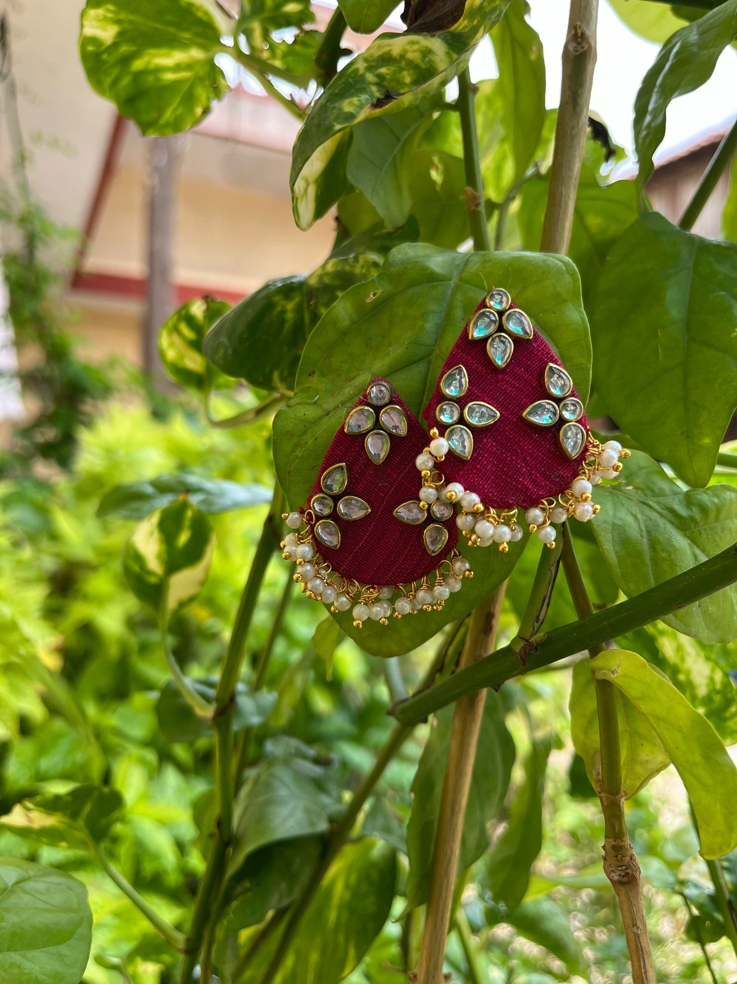 Combination of Kundan & pearls