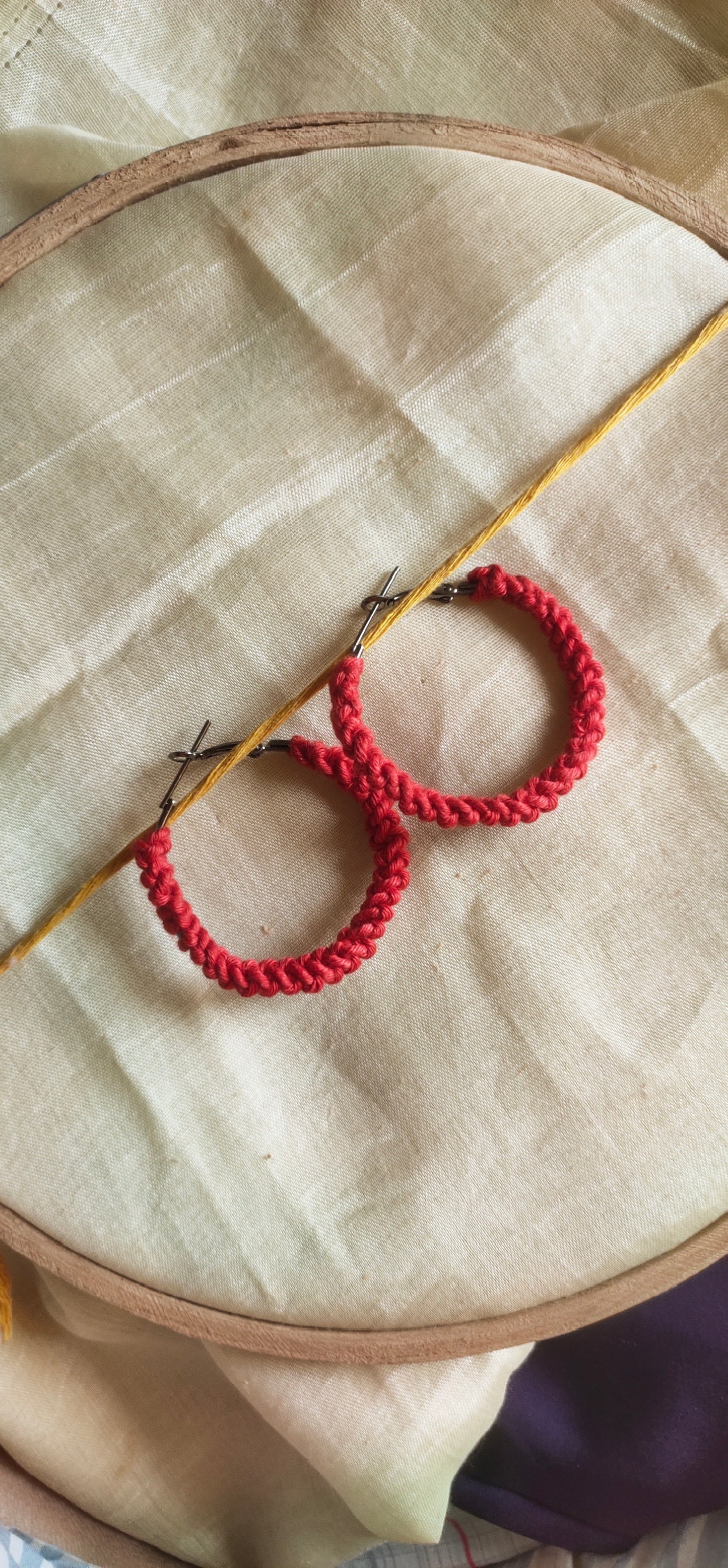A Pooja Bliss Thread Earrings