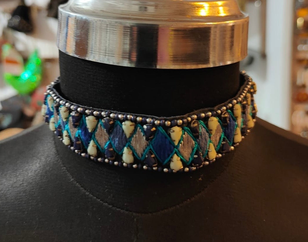 Stitched Bliss Choker