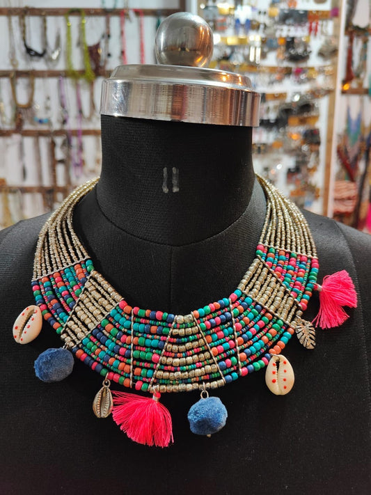 Colourful Radiance Pearl Collar