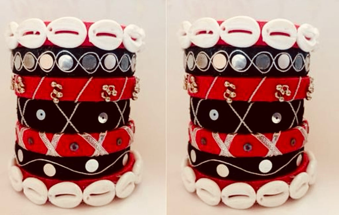 Crimson Noir Kodi Bangles