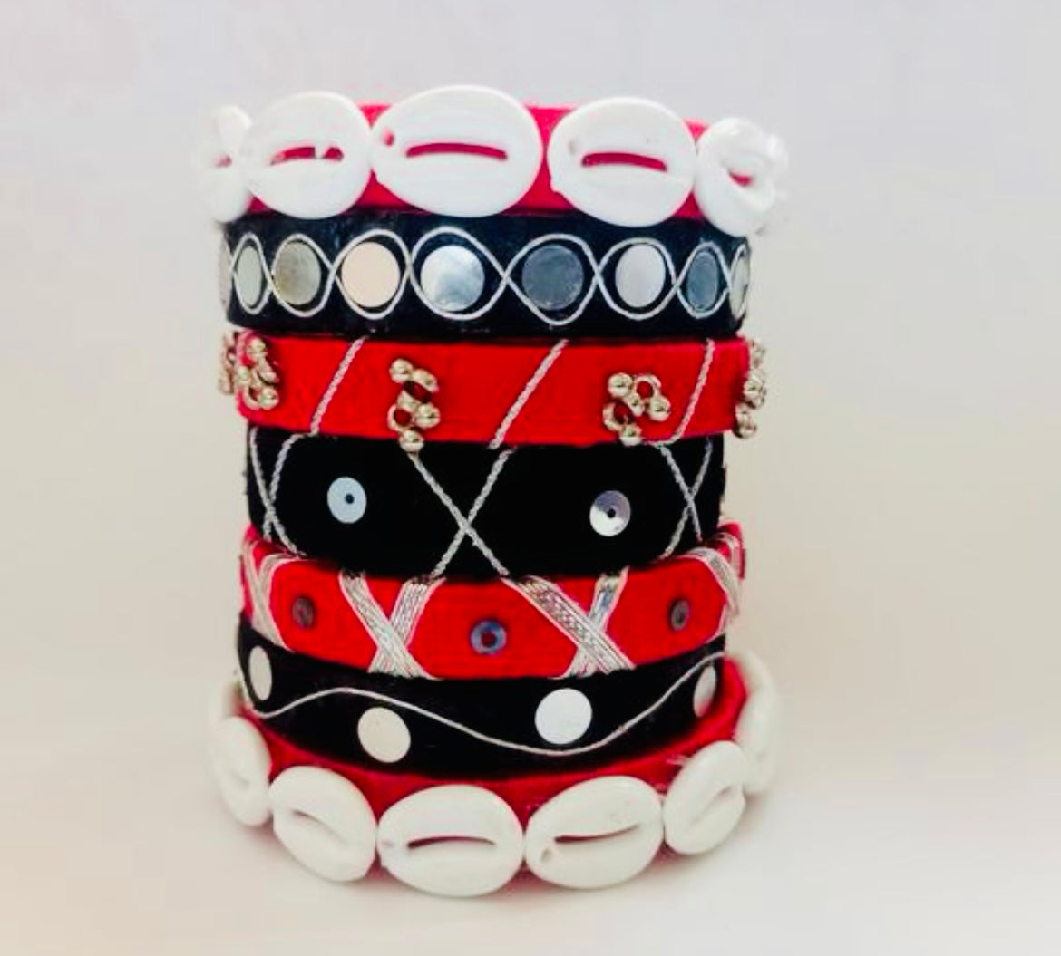 Crimson Noir Kodi Bangles