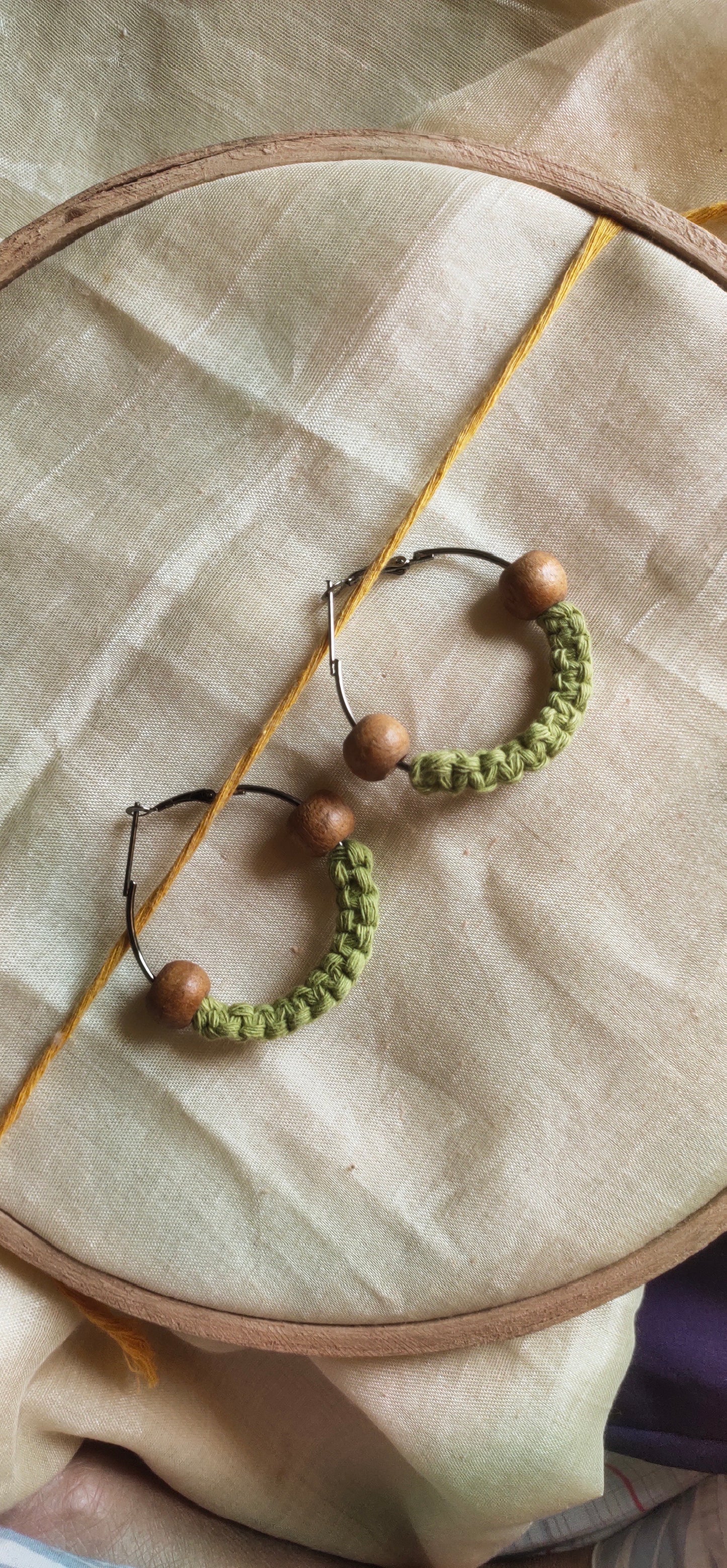 A Pooja Charm Solo Bead Earrings