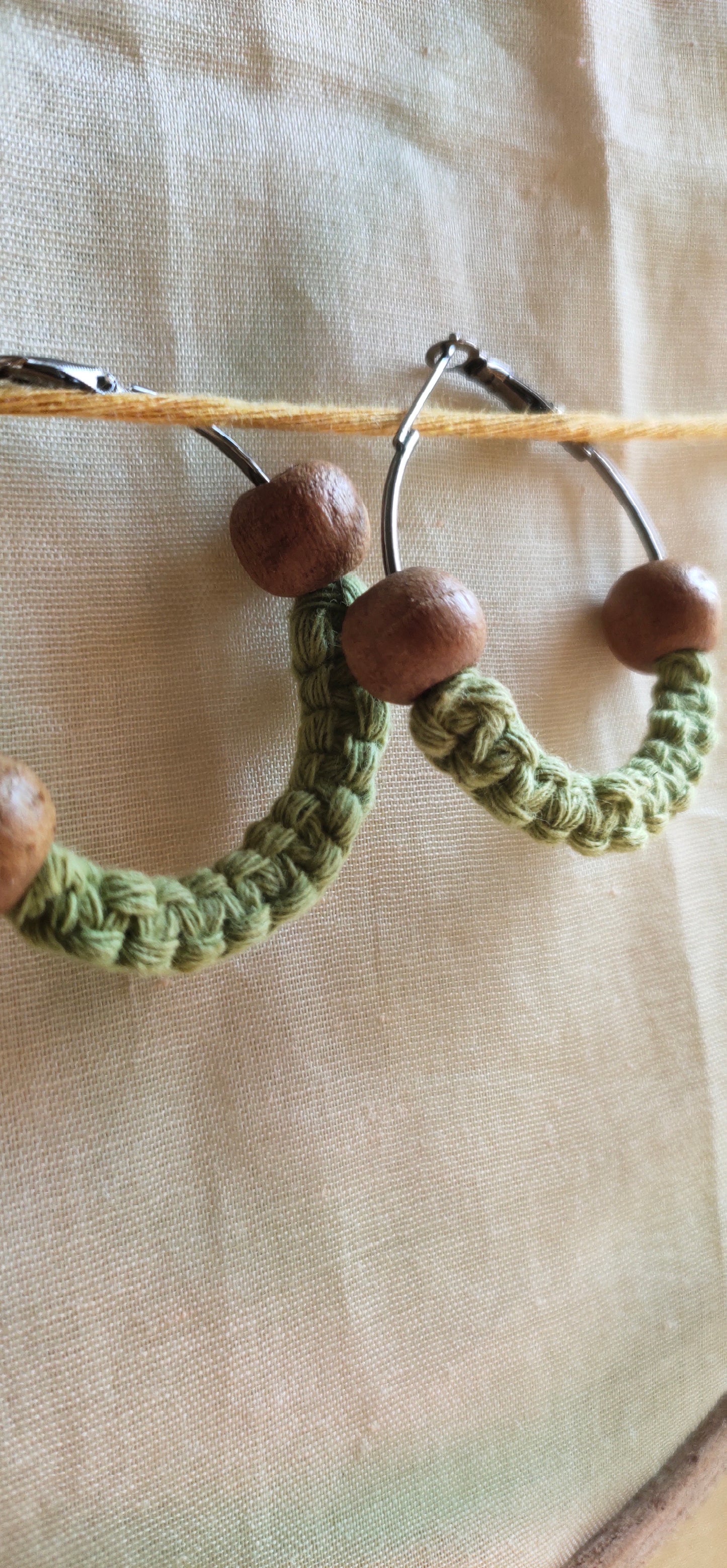 A Pooja Charm Solo Bead Earrings